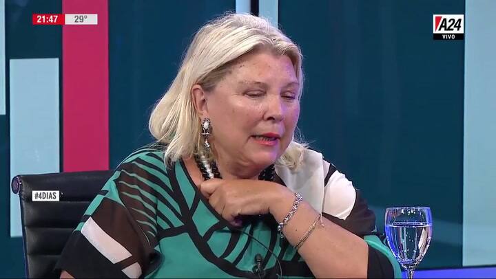 Carrió tildó a Lavagna de aburrido y soberbio - Fuente: A24