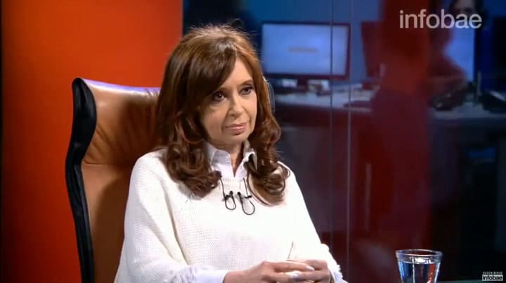 Cristina habló sobre Nisman en Infobae