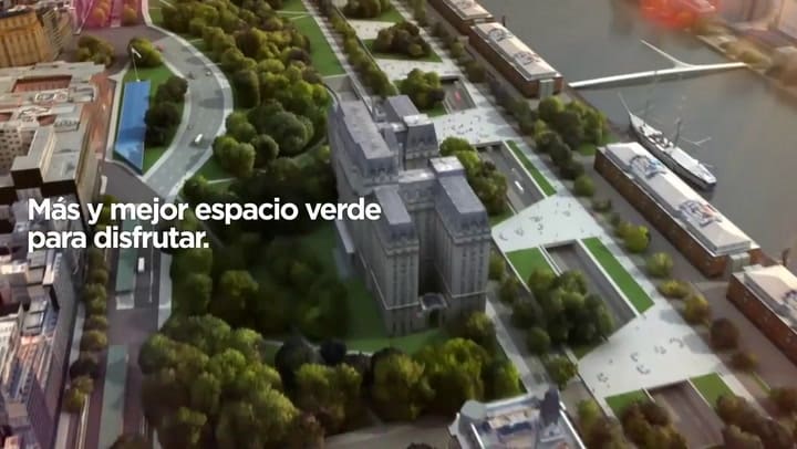 Así será el Parque del Bajo - Fuente: GCBA
