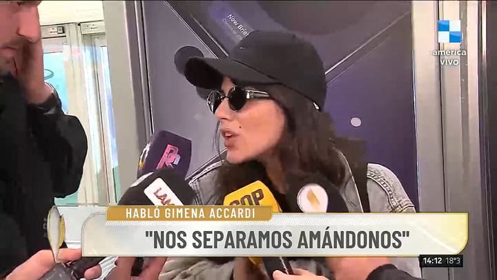 Gimena Accardi lanzó un picante comentario sobre la disputa entre Nico Vázquez y Mercedes Funes