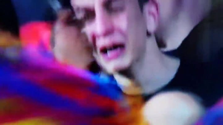 Barcelona-PSG: El festejo