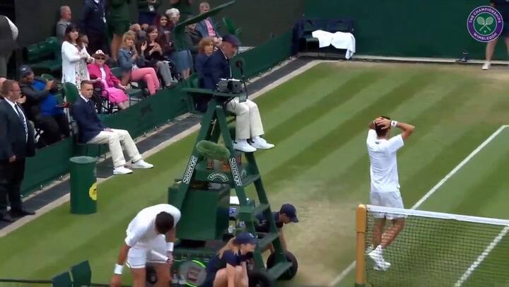 La emoción de Stephanie Demner tras la clasificación de Pella a cuartos - Fuente: Wimbledon