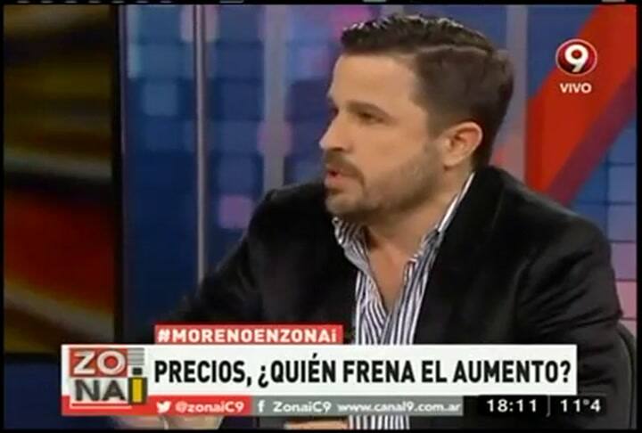 Guillermo Moreno a Martín Tetaz: 'sos un idiota'