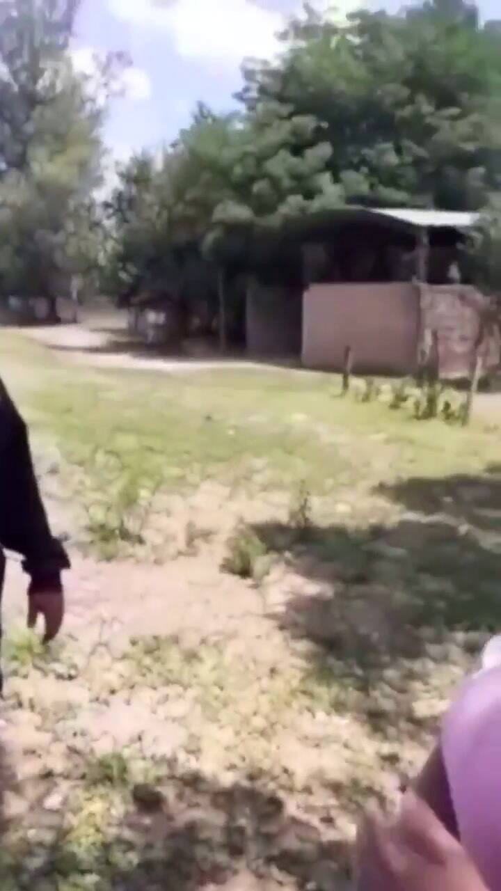 Discusión entre los papás de Abigail y el policía de Santiago del Estero - Fuente: Twitter