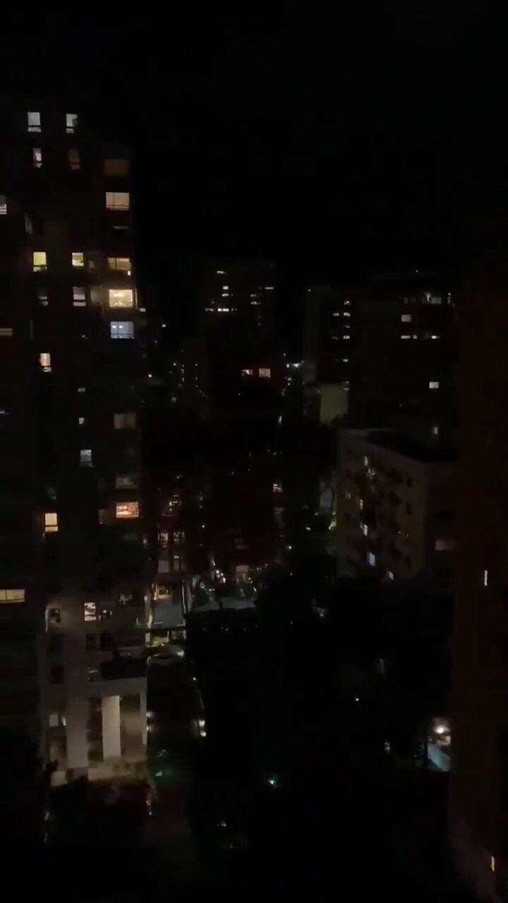 Cacerolazo en Belgrano - Fuente: Twitter