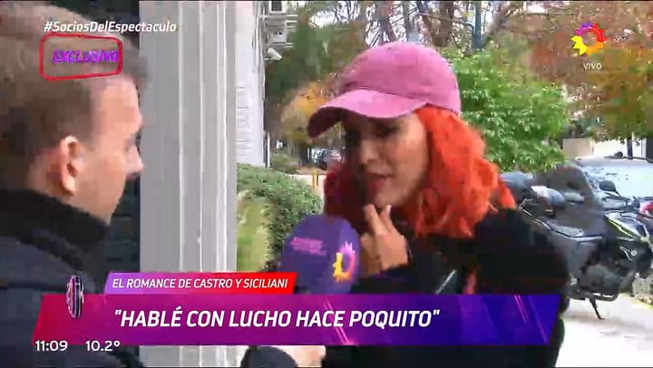 Flor Vigna hablo de Luciano Castro y Griselda Siciliani