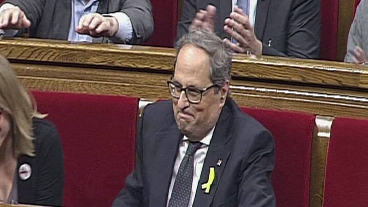 Quim Torra, investido presidente catalán - Fuente: AFP