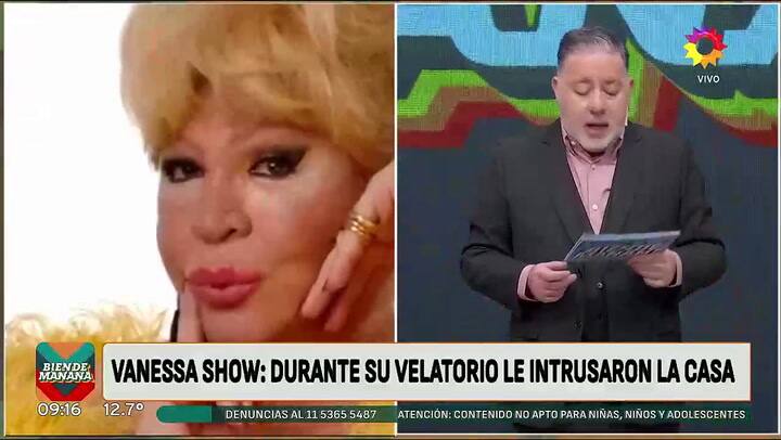 Habrían robado la casa de Vanesa Show mientras la velaban