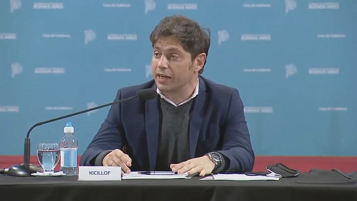 Axel Kicillof confundió 'barones' del conurbano con 'varones' - Fuente: YouTube Gobierno