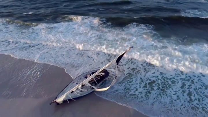 Un barco fantasma llegó a las costas de Florida