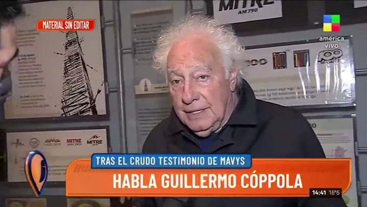 Guillermo Coppola rompió el silencio tras las declaraciones de Mavys Álvarez