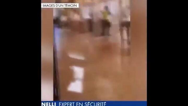 Así fue filmado uno de los ladrones del Louvre
