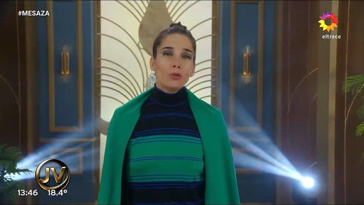 El look de Juana Viale este domingo 3/08