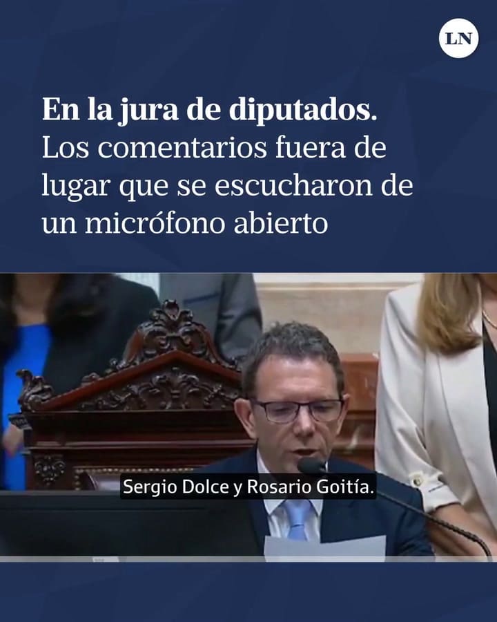 Diputados: los comentarios fuera de lugar que se escucharon de un micrófono abierto durante la jura de los legisladores electos