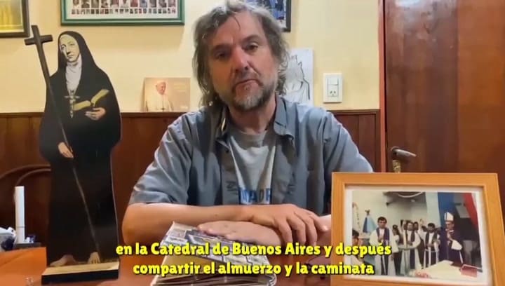 El padre Pepe Di Paola convoca a la caravana por el Camino de Francisco