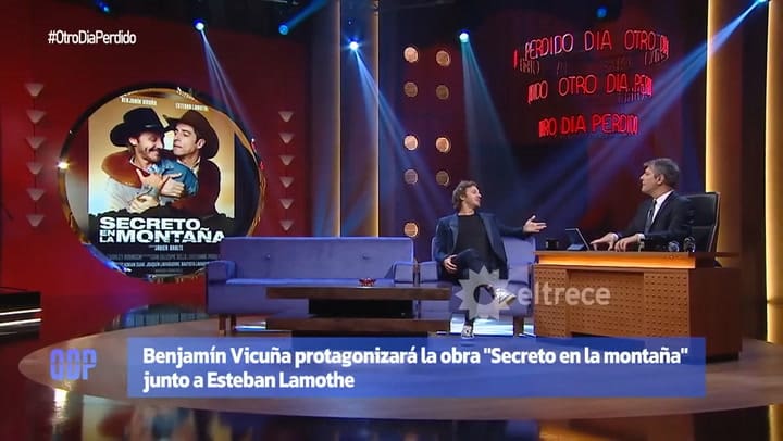 Benjamín Vicuña habló sobre su beso con Esteban Lamothe
