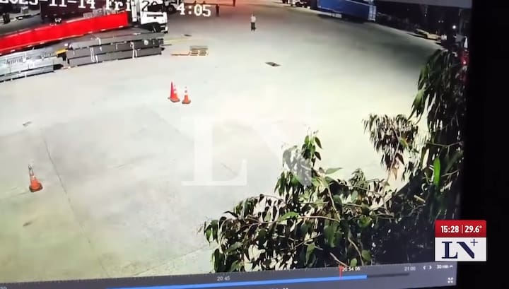 Así fue el momento de la explosión en el polígono de Ezeiza