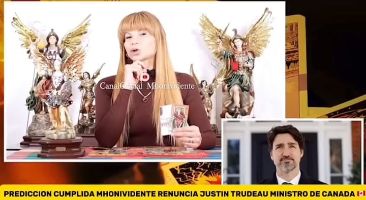Mhoni Vidente predijo la renuncia del primer ministro de Canada