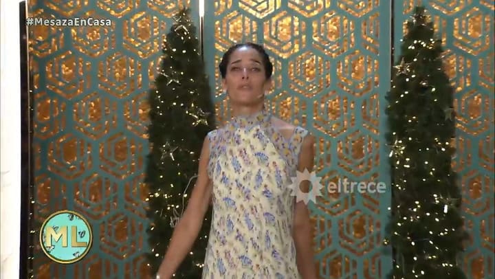 El romántico saludo de Juana Viale a Agustín Goldenhorn al aire - Fuente: eltrece