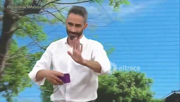 El Pollo Álvarez sorprendió a Sandra Borghi en una reunión de padres