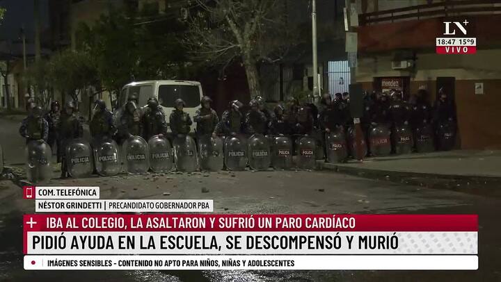 Néstor Grindetti habló del crimen de Morena en Lanús