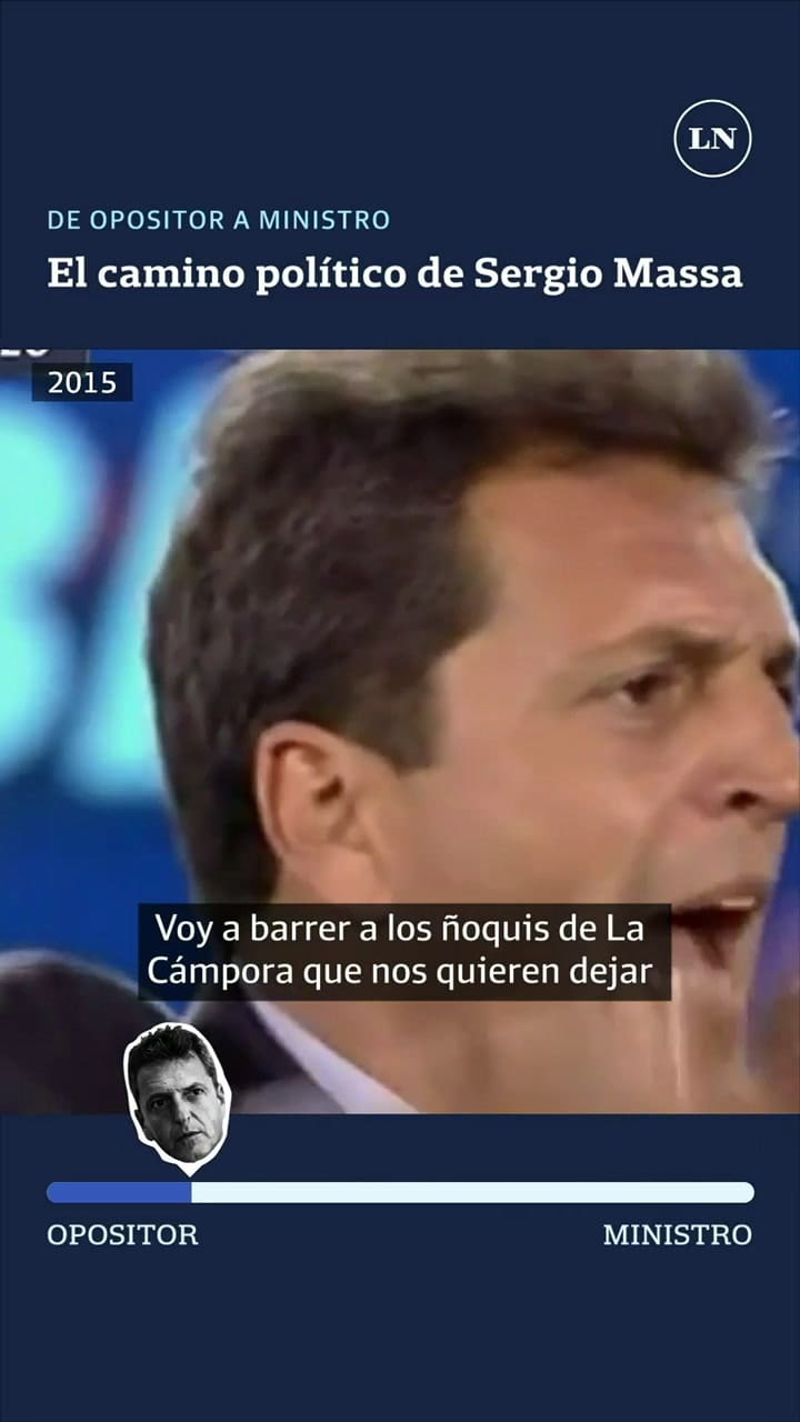De opositor a ministro: el camino político de Sergio Massa