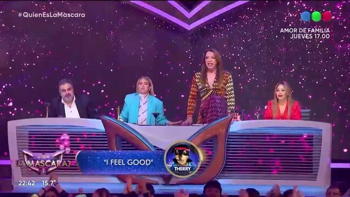 La rompió con un tema de funk y descontroló a todos en '¿Quién es la Máscara?': Lizy Tagliani terminó arriba de la mesa