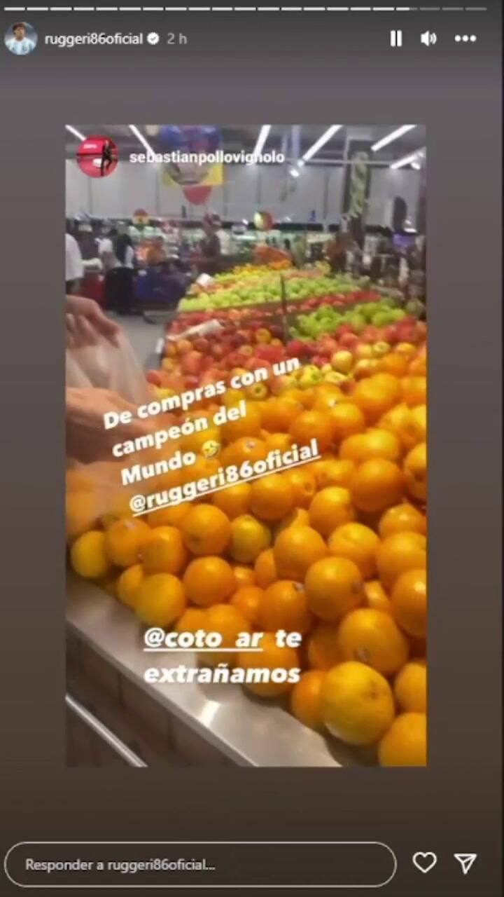 Ruggeri salió de compras con Vignolo y un inesperado detalle lo sorprendió