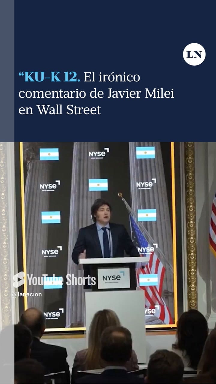 Ku-k 12 El Irónico Comentario De Javier Milei En Wall Street