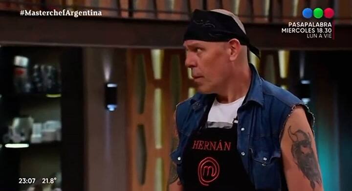 MasterChef: Hernán 'El Loco' Montenegro se descompensó por un golpe de calor y pidió retirarse