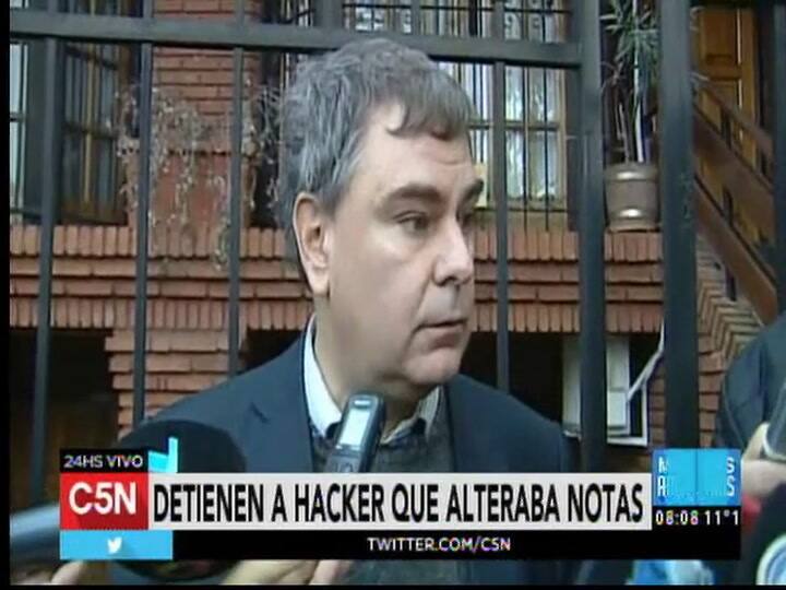 El padre del hacker de la facultad: 'Mi hijo no tiene antecedentes'