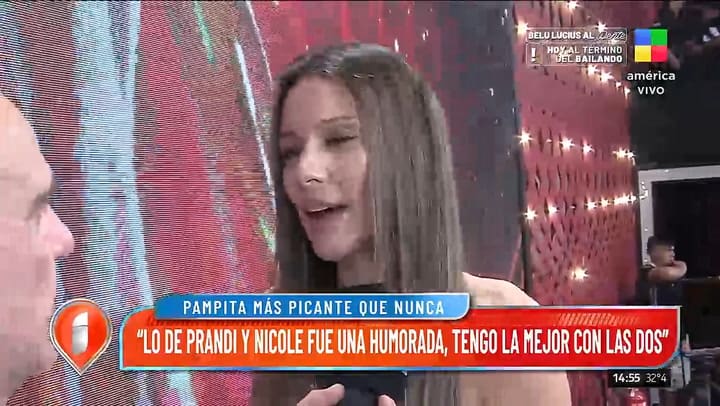 Pampita aclaro sus dichos sobre Julieta Prandi y Nicole Neumann