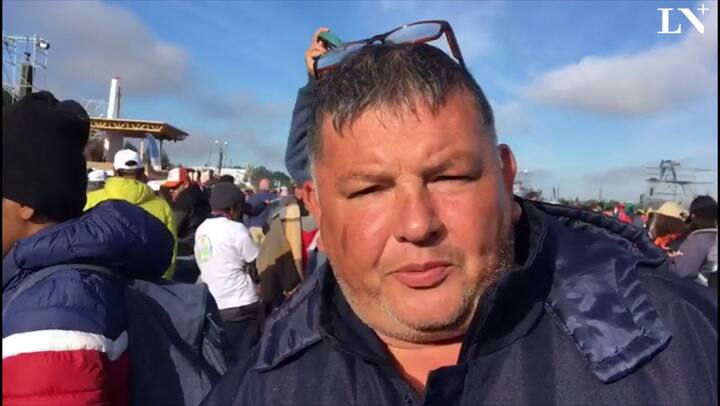 Sergio Sánchez, el cartonero amigo del Papa