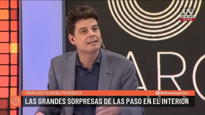 Las grandes sorpresas de las PASO en el interior; la columna de Francisco Olivera