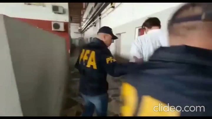 La detención del sospechoso en Moreno