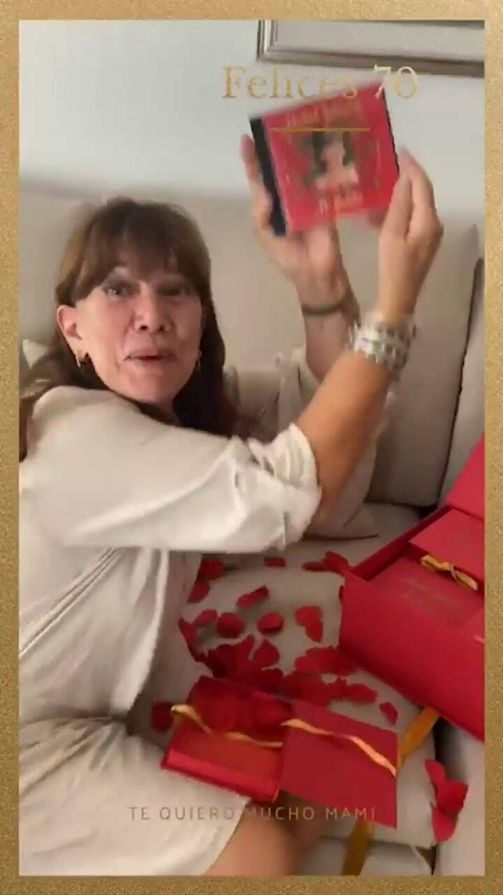 El gran regalo de cumpleaños que le hizo Natalia Oreiro a su madre - Fuente: Instagram