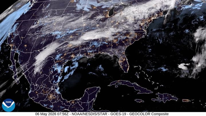 Satélite De La NOAA Este Miércoles