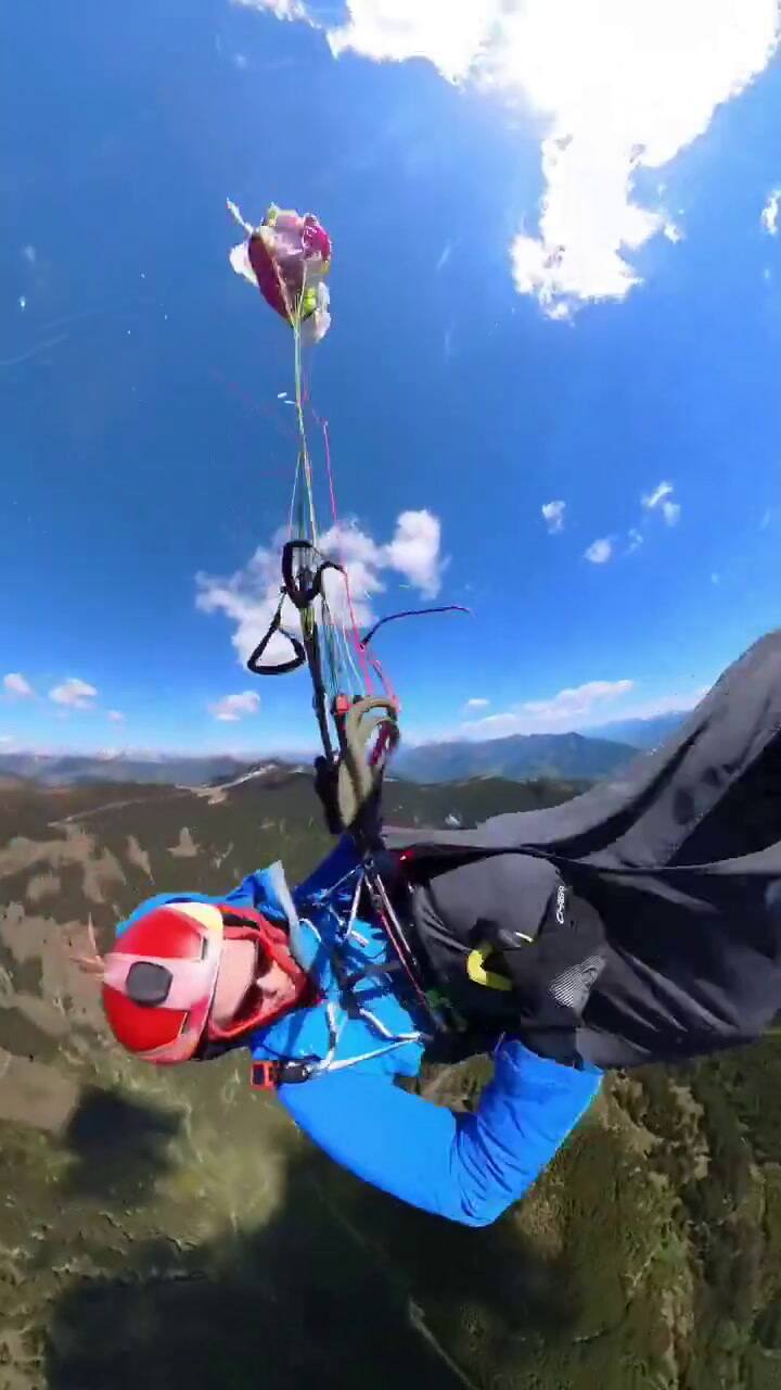 Una parapentista fue embestida por una avioneta en Austria, cayó en picada y sobrevivió