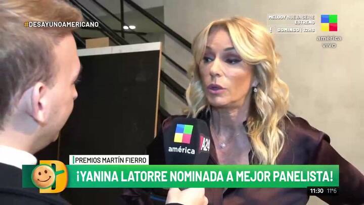 Yanina Latorre opinó sobre la nominación del programa de Juana Viale
