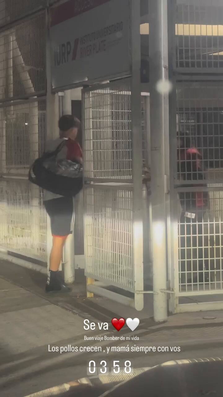 Así despedía Wanda Nara a su hijo Valentino