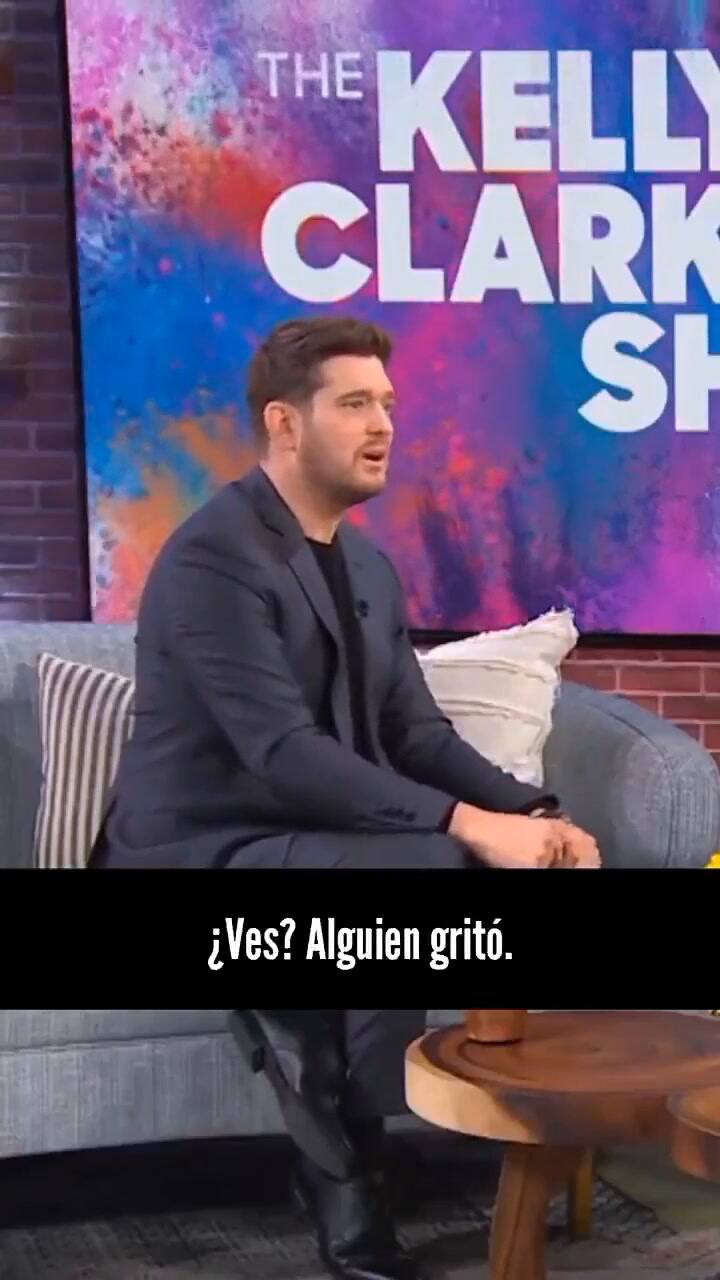 Michael Bublé habló sobre su rol en los rodajes de Luisana Lopilato