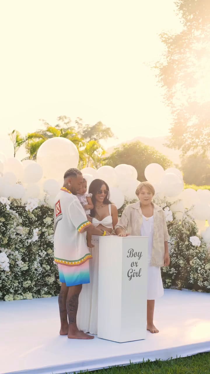 Neymar anunció que será papá por cuarta vez