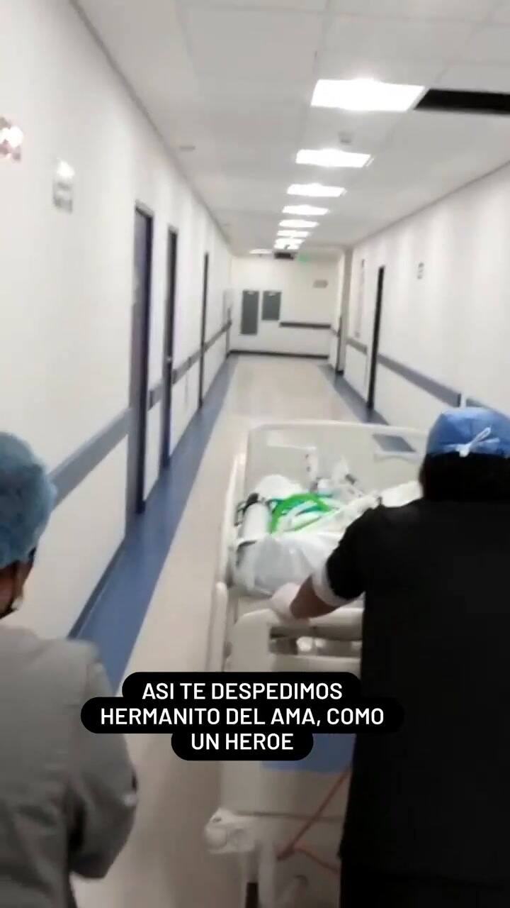 El emotivo mensaje de despedida que le brindaron los médicos a Benjamín Gamond