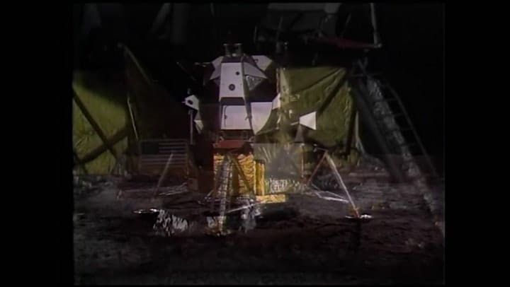 Fragmento de la transmisión de la CBS - Fuente: NASA