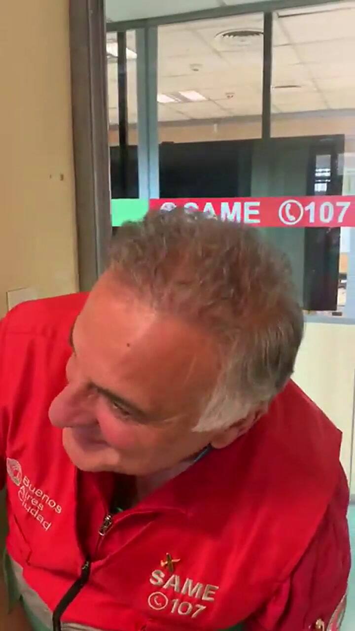 El emotivo homenaje sorpresa a Alberto Crescenti en el día de su cumpleaños - Fuente: Twitter