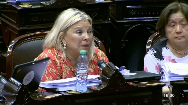 Carrió denunció un intento de golpe de Estado