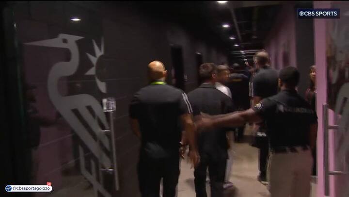 Lionel Messi causó furor en la cancha, aunque no jugó con el Inter Miami