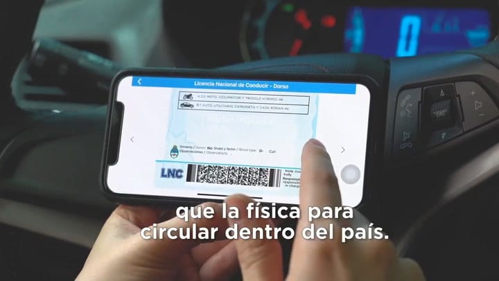 Cómo tener tu licencia de conducir en el celular a través de la app Mi Argentina
