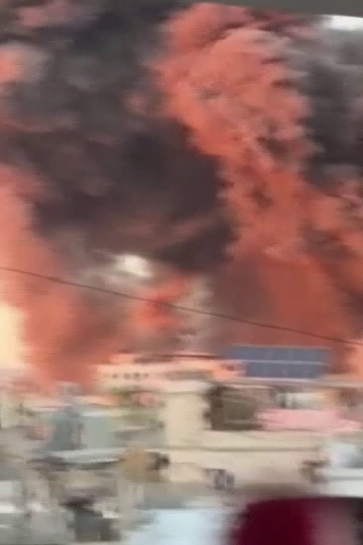 Imágenes de Beirut tras el bombardeo de Israel