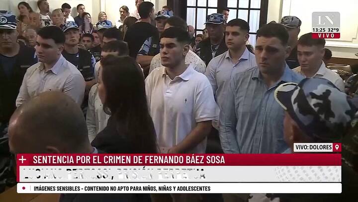 Luciano y Lucas Pertossi estallaron en llanto al conocer el veredicto